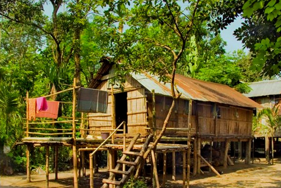 Khasia-Punji-house