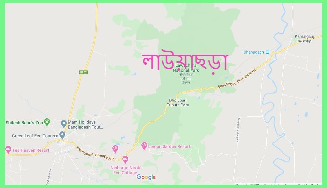 lawachara-location-map-লাউয়াছড়া-ম্যাপ