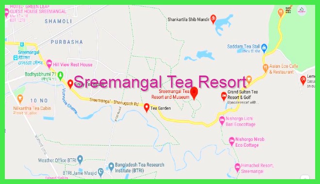 sreemangal-location-map